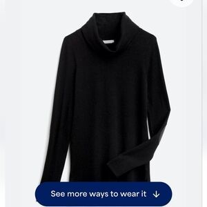 Revolution Classic Black Cowl Neck Sweater